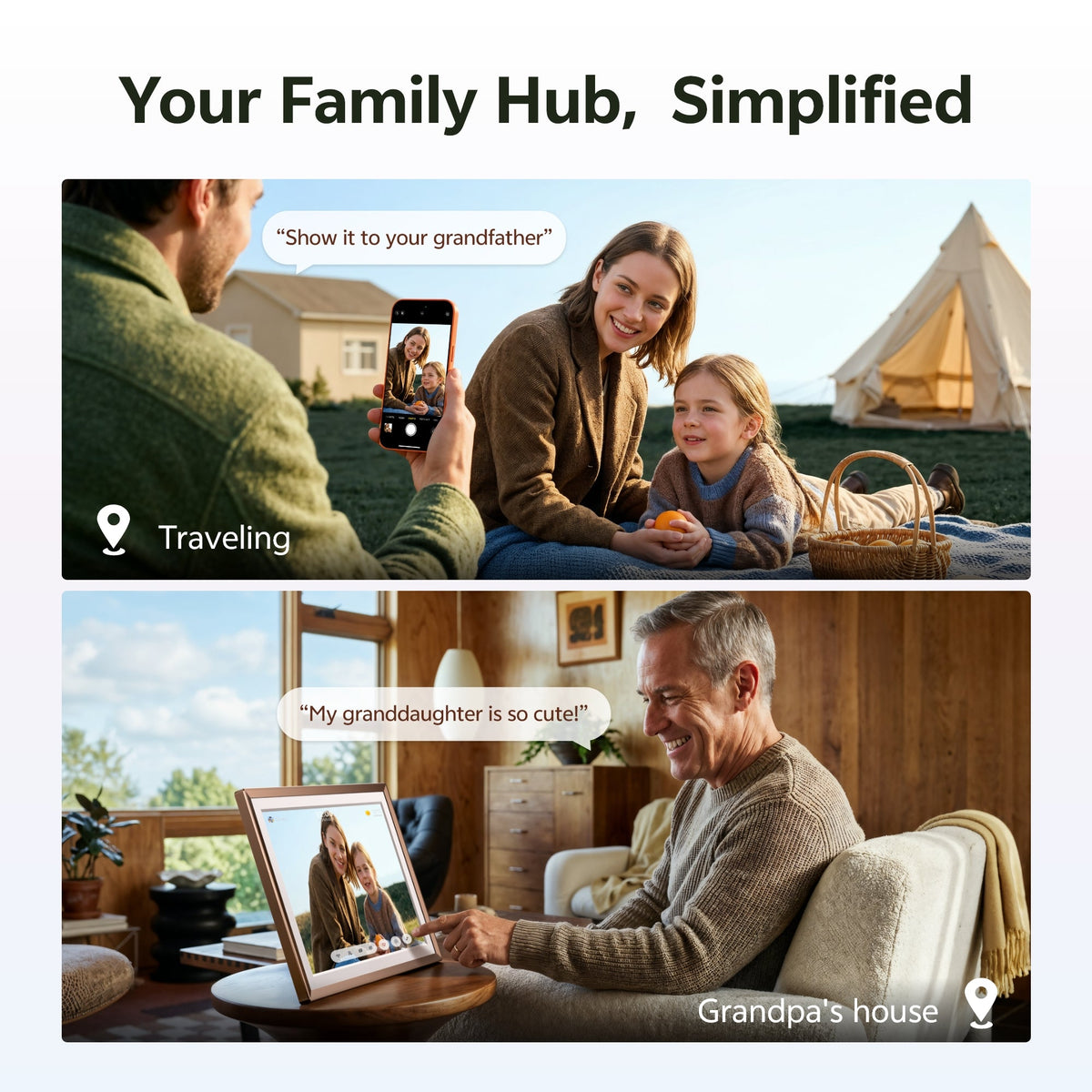 Arzopa D14 Pro 14" 2K Digital Photo Frame - Arzopa