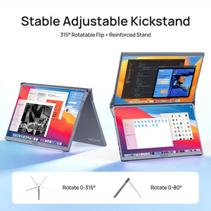 Arzopa E1 15.6" Portable Dual-Screen Monitor - Arzopa