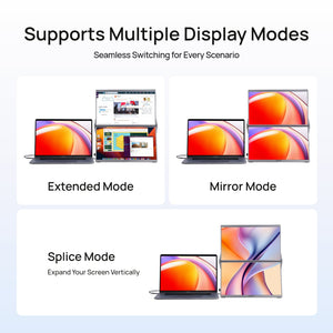 Arzopa E1 15.6" Portable Dual-Screen Monitor - Arzopa