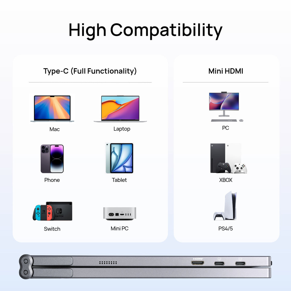 Arzopa E1 15.6" Portable Dual-Screen Monitor - Arzopa