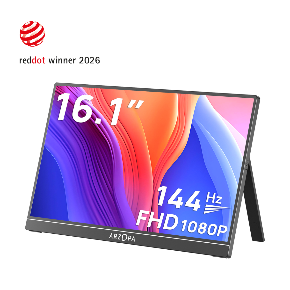 Arzopa Z1FC 16.1" 144Hz IPS Laptop Portable Monitor - Arzopa
