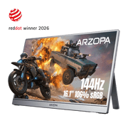 Arzopa Z1FC Gray 16.1" 144Hz Portable Monitor - Arzopa