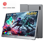 Arzopa Z1FC Gray 16.1" 144Hz Portable Monitor with Sleeve Bag - Arzopa