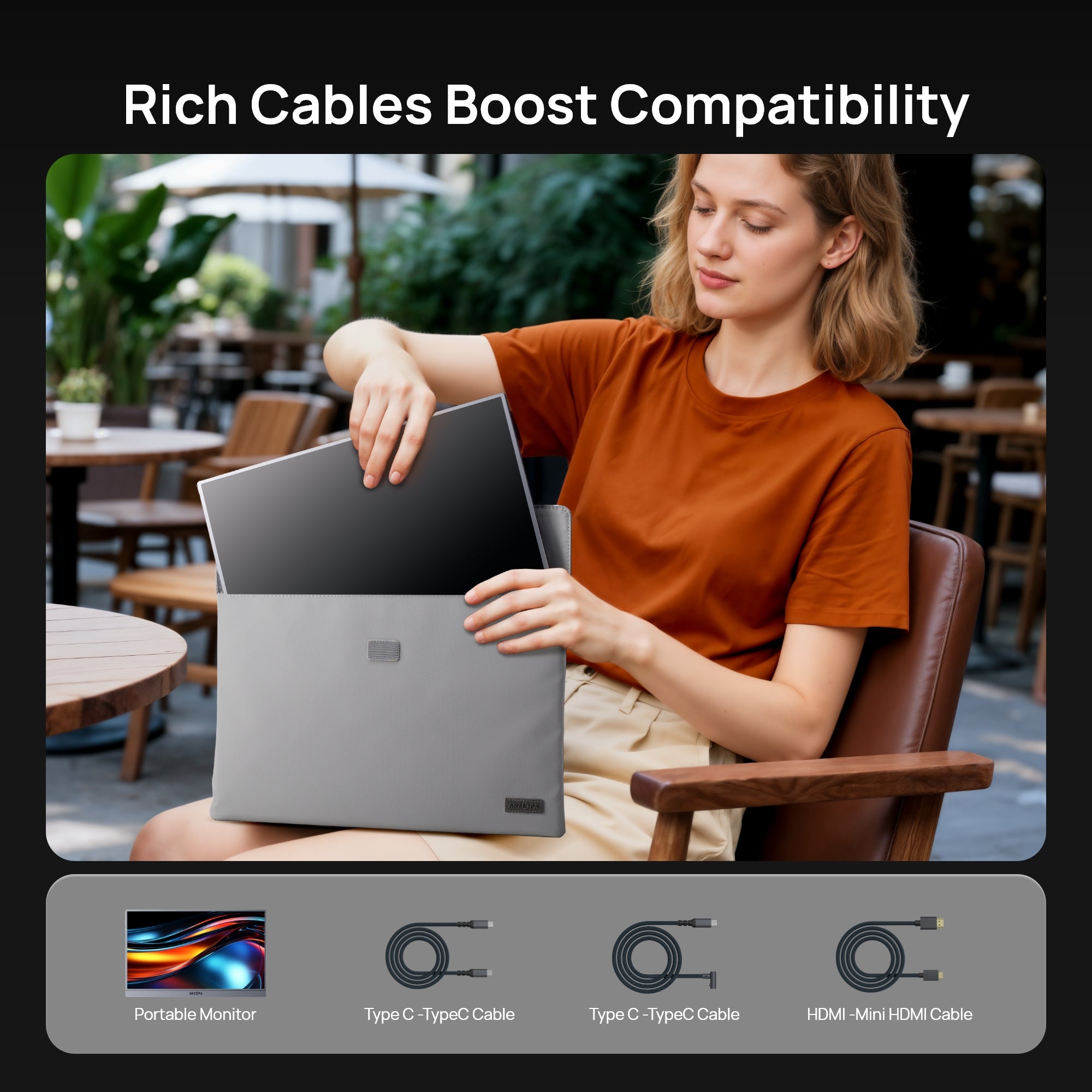 Arzopa Z1C Gray | 16.1