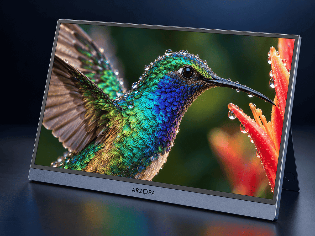 display in portable monitor