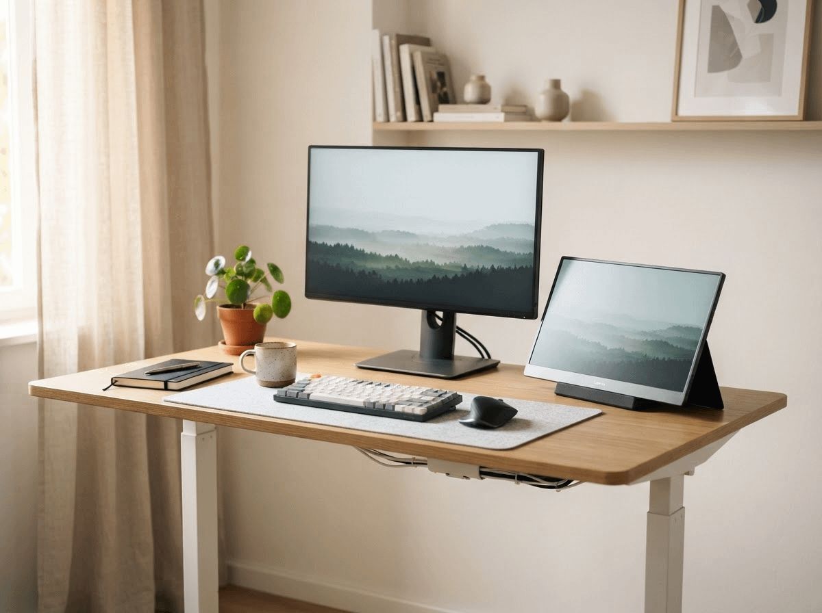 portable monitor for standing desk