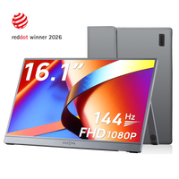 Arzopa Z1FC Gray 16.1" 144Hz Portable Monitor with Sleeve Bag
